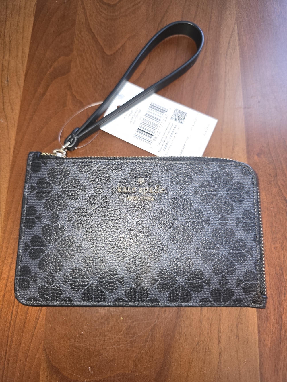 kate spade Lucy Spade Flower 🌸 Small Card Holder Wristlet, Brand New with Tags!
